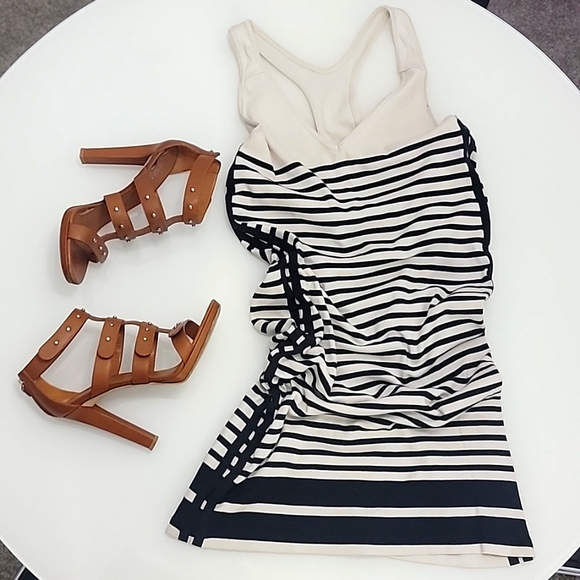 rag & bone horizontal striped racerback dress - Picture 3 of 14